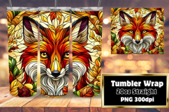 VIBRANT 20oz Tumbler Artwork for Sublimation , Animals Product Image 1