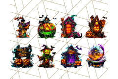 Haunted House PNG Clipart, Spooky Holiday Cartoon Graphics Product Image 5