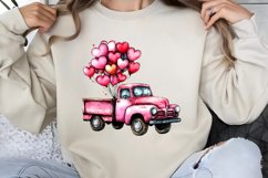 Retro Valentine Clipart PNG Product Image 1