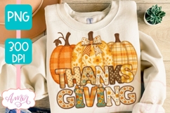 Thanksgiving shirt sublimation PNG | Patchwork Fall shirt Product Image 2