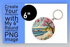 Dynamic 3D Landscape Round Design for Summer Product Image 1