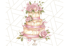 Pastel Tea Clip Art PNG with Sweets and Floral Accents Png Product Image 5