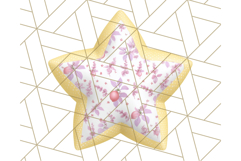 Cute Puffy Star Clipart PNG, 3D Glossy Pastel Stars Clip Art Product Image 5