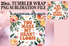 Cozy dreams 20oz tumbler wrap, Flower Quote Product Image 1