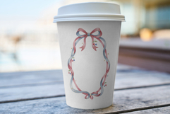 Coquette Patriotic Ribbon Bow Frames Clipart Product Image 5