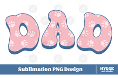 American Dad 4th of July USA Cat Dog Paw DTF Sublimation Product Image 1