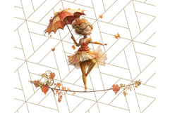 Autumn Circus Performers Clipart Vintage Characters PNG Product Image 5
