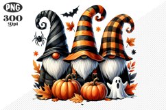 Halloween Gnomes Sublimation - Clipart PNG Design Product Image 1
