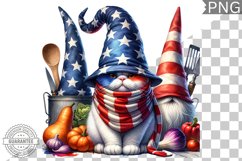 4th of July kitchen Cat Sublimation - 4th of July Cat Product Image 1