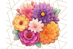 Summer Cookie Png, Bee, Butterfly &amp; Flower Cookie Clipart Product Image 5