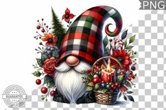 Christmas Gnome Sublimation - Clipart PNG Bundle Product Image 11