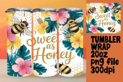 DYNAMIC 20oz Tumbler PNG Artwork , Bee Product Image 1