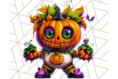 Spooky Cute Monster PNG Clipart, Adorable Halloween Monsters Product Image 5