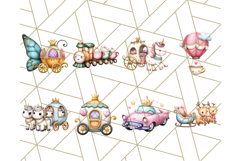 Royal Carriage &amp; Princess Vehicle PNG Clipart for Fairytales Product Image 5