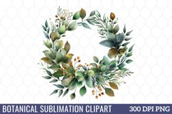 Botanical Sublimation Clipart Product Image 1