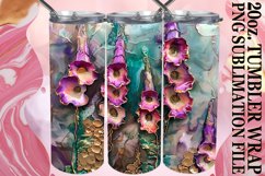 Golden Petal Paradise 20oz Tumbler Wraps Product Image 1