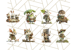 56 Tiny Explorers Clipart PNG, Animal Adventure PNG Product Image 5