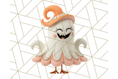 Cute Halloween Ghost Clipart Costume PNG, Halloween Png Product Image 5