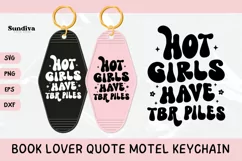 Book Lover Motel Keychain SVG Vol. 2 | TBR Piles Product Image 1
