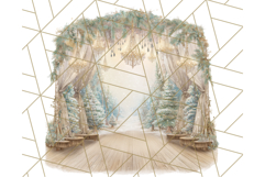 Winter Animal Masquerade Clipart PNG Woodland Animals Product Image 5