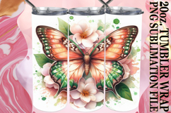GIFT OF CHEER 20oz TUMBLER WRAP, Butterfly Product Image 1