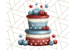 4th of July Desserts PNG Clipart, Americana Patriotic Treats Product Image 5