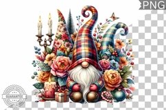 Christmas Gnome Sublimation - Clipart PNG Design Product Image 1