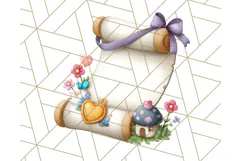 Princess Tea Party PNG Clipart with Teacups & Fancy Treats Product Image 5