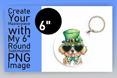 Creative Circle PNG Keychain Artwork , St Patrick Product Image 1
