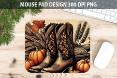 Boots Mouse pad Sublimation - Thanksgiving PNG Design Product Image 1