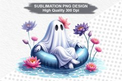 Halloween Ghost - Halloween clipart Sublimation PNG Design Product Image 1