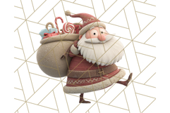 Santa Claus Clipart, North Pole Holiday PNG Graphics Product Image 5