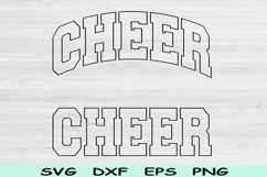 Cheer Svg Cut File, Cheer Png, Cheer Leader Svg Files Cricut Product Image 1