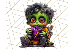 Spooky Café Cuties Halloween PNG Clipart, Holiday Elements Product Image 5