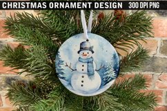 Christmas Ornament Sublimation PNG Design Product Image 1