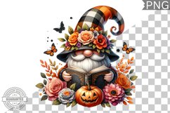Halloween Gnome Sublimation - Clipart PNG Design Product Image 1
