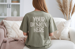 crimson Comfort Colors C1717 Shirt Mockup, CC 1717 T-shirt Product Image 1