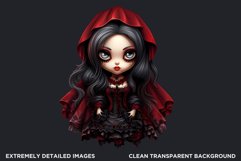 Victorian Gothic dolls Clipart PNG,Gothic girl sublimation Product Image 2