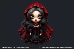 Victorian Gothic dolls Clipart PNG,Gothic girl sublimation Product Image 2