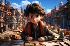 3D Character Boy Urban_Planner with relevant environment Product Image 1