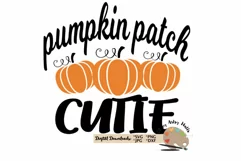Pumpkin Patch cutie svg, child / baby Halloween shirt svg Product Image 2