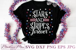 Stars and Stripes Forever, Fourth Of July SVG Product Image 1