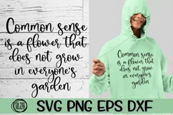 Common Sense - Flower - Everyone's Garden - SVG PNG EPS DXF Product Image 1