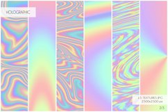 15 Holographic Textures Backgrounds JPG Product Image 5