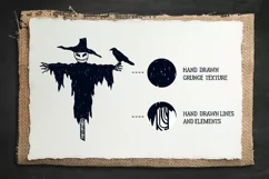 Halloween. 50 Hand Drawn Objects - Free Design of The Week Product Image 2