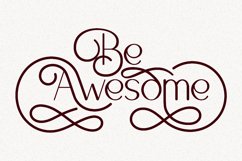 Be Awesome Lettering Quotes Product Image 2