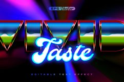 Retro shiny Y2K editable text effect vivid taste with future Product Image 1