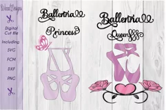 Pointe shoe svg, Ballet svg, shoe svg, Ballerina , Product Image 2