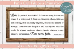 Love is patient | 1 Corinthians 13 Craft File Product Image 1