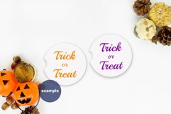 Halloween Sandstone car coaster mockup, Car Coasters set Product Image 3